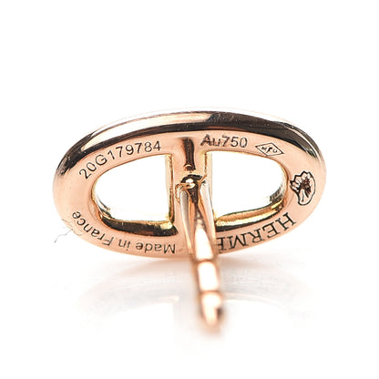 Hermes 18K Rose Gold TPM Farandole Stud Earrings 5 of 6