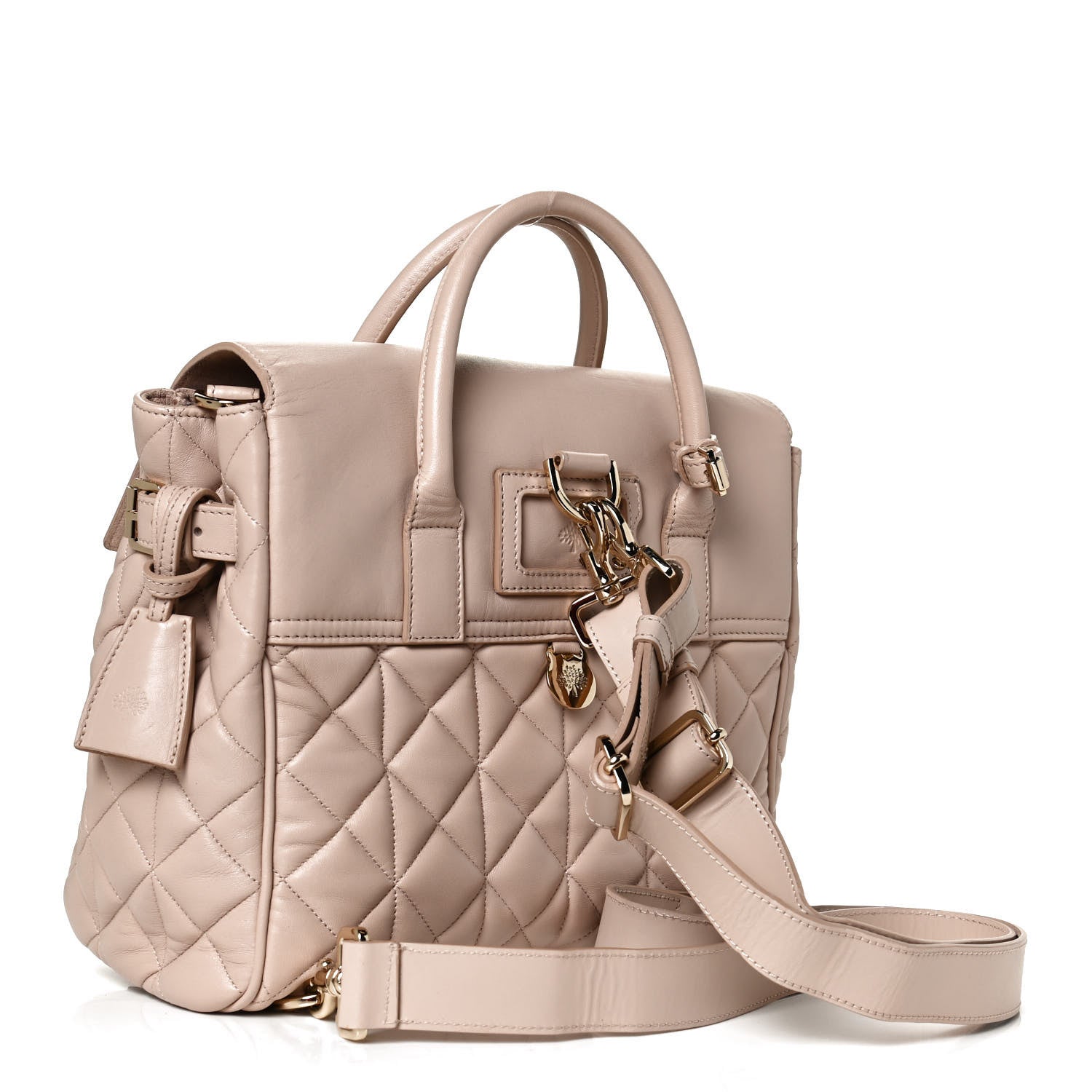 Mulberry Nappa Quilted Cara Delevingne Convertible Bag Oatmeal 3 of 10
