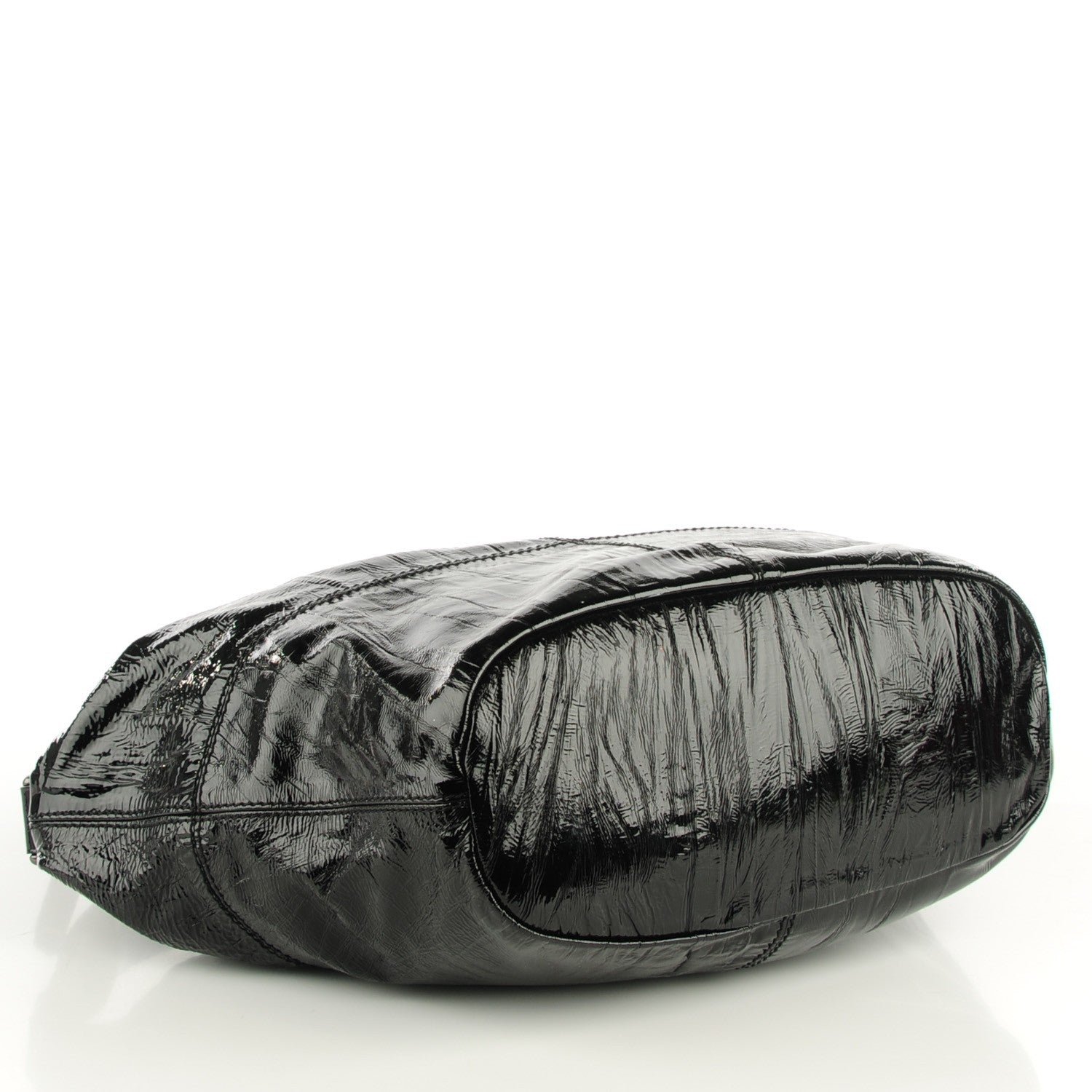 Givenchy Crinkled Patent Calfskin Small Nightingale Black 4 of 7