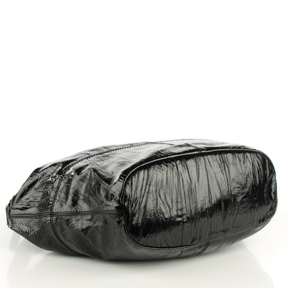 Givenchy Crinkled Patent Calfskin Small Nightingale Black 4 of 7
