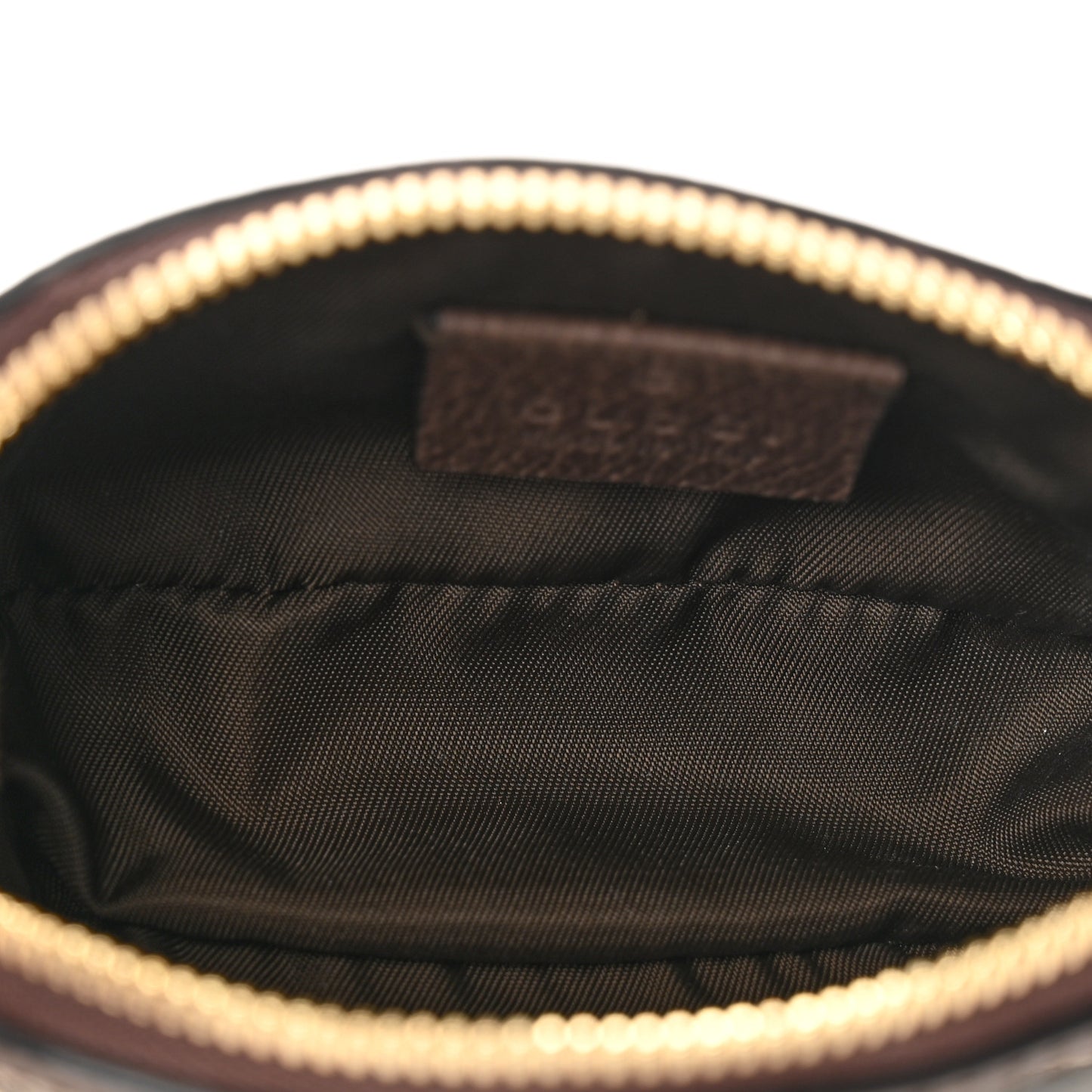 GG Supreme Monogram Web Ophidia Dome Key Pouch Beige New Acero