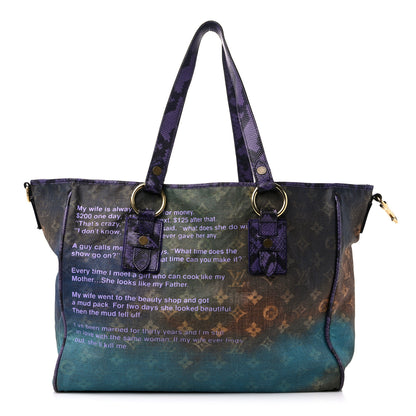 Louis Vuitton Richard Prince Monogram Karung Heartbreak Jokes Tote 1 of 13