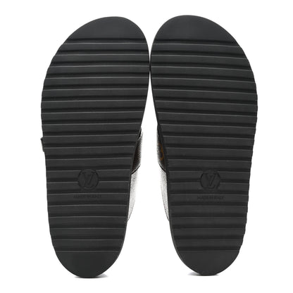 Louis Vuitton Patent Monogram Womens Cosy Flat Comfort Clog Mules 37 Brown 5 of 9