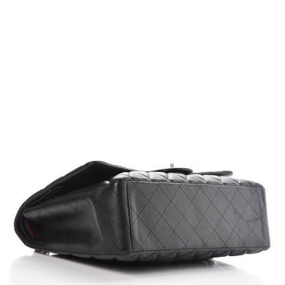 Chanel Lambskin Quilted Maxi Double Flap Black 13 of 19
