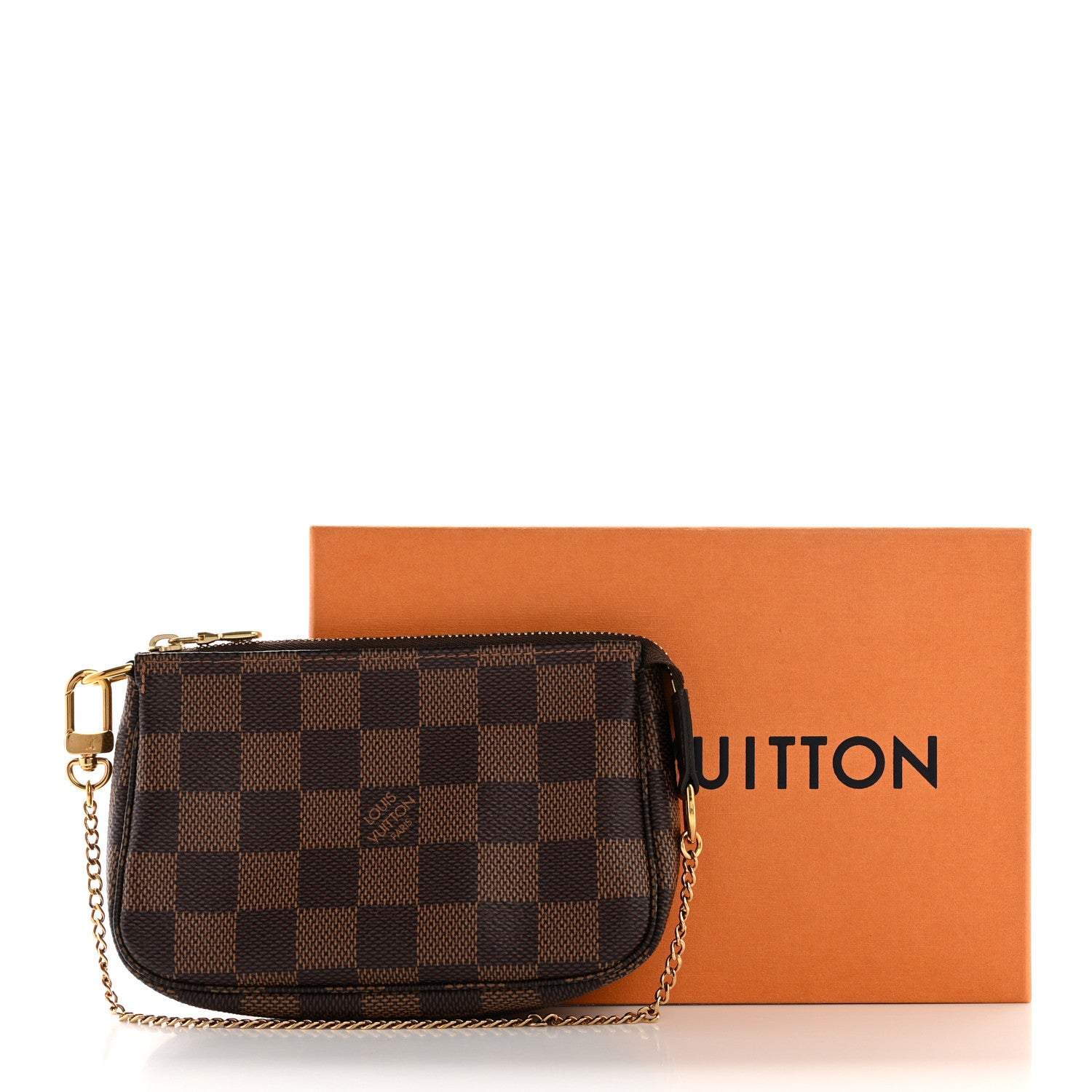 Louis Vuitton Damier Ebene Mini Pochette Accessories 10 of 10