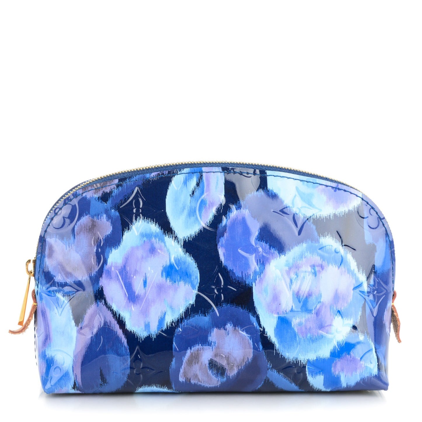 Vernis Ikat Cosmetic Pouch Grand Blue