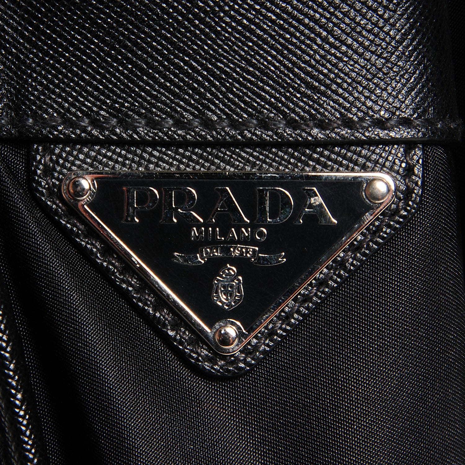 Prada Tessuto Saffiano Messenger Bag Nero Black 10 of 10