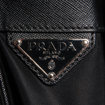 Prada Tessuto Saffiano Messenger Bag Nero Black 10 of 10