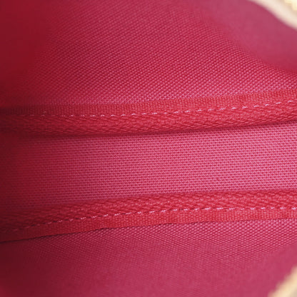 Louis Vuitton Damier Azur 2021 Christmas Animation Hollywood Mini Pochette Accessories Fuchsia 5 of 7