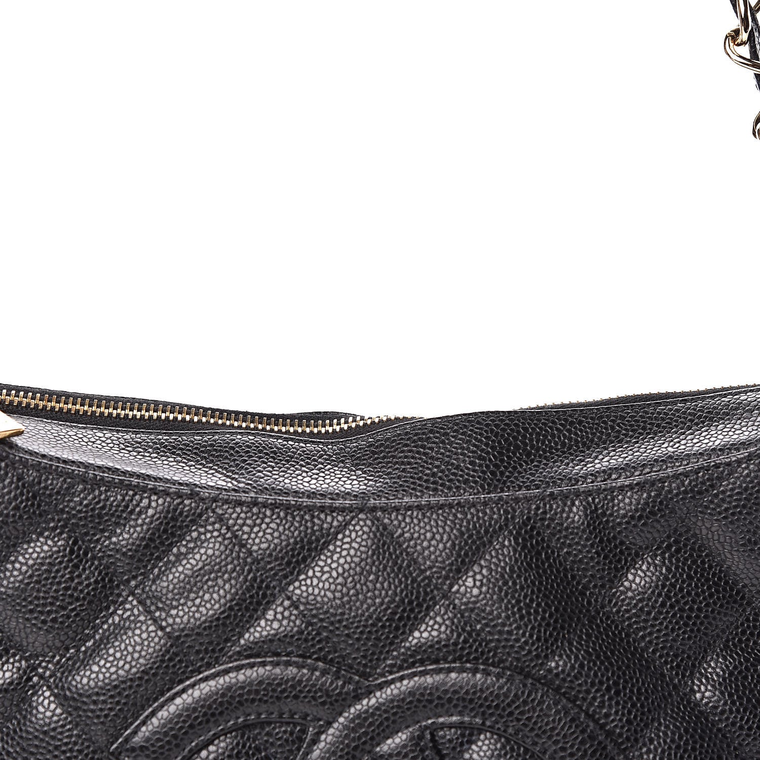 Chanel Caviar Quilted Timeless CC Shoulder Bag Black 7 of 11