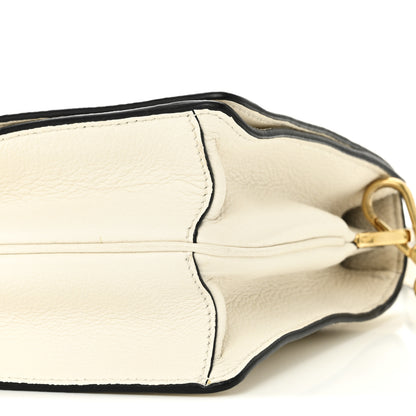 Prada Vitello Daino Flap Crossbody Bianco 9 of 9