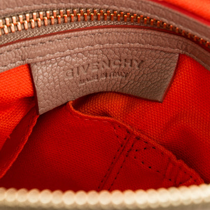 Givenchy Sugar Goatskin Large Tri-Color Pandora Taupe Black Orange 6 of 7