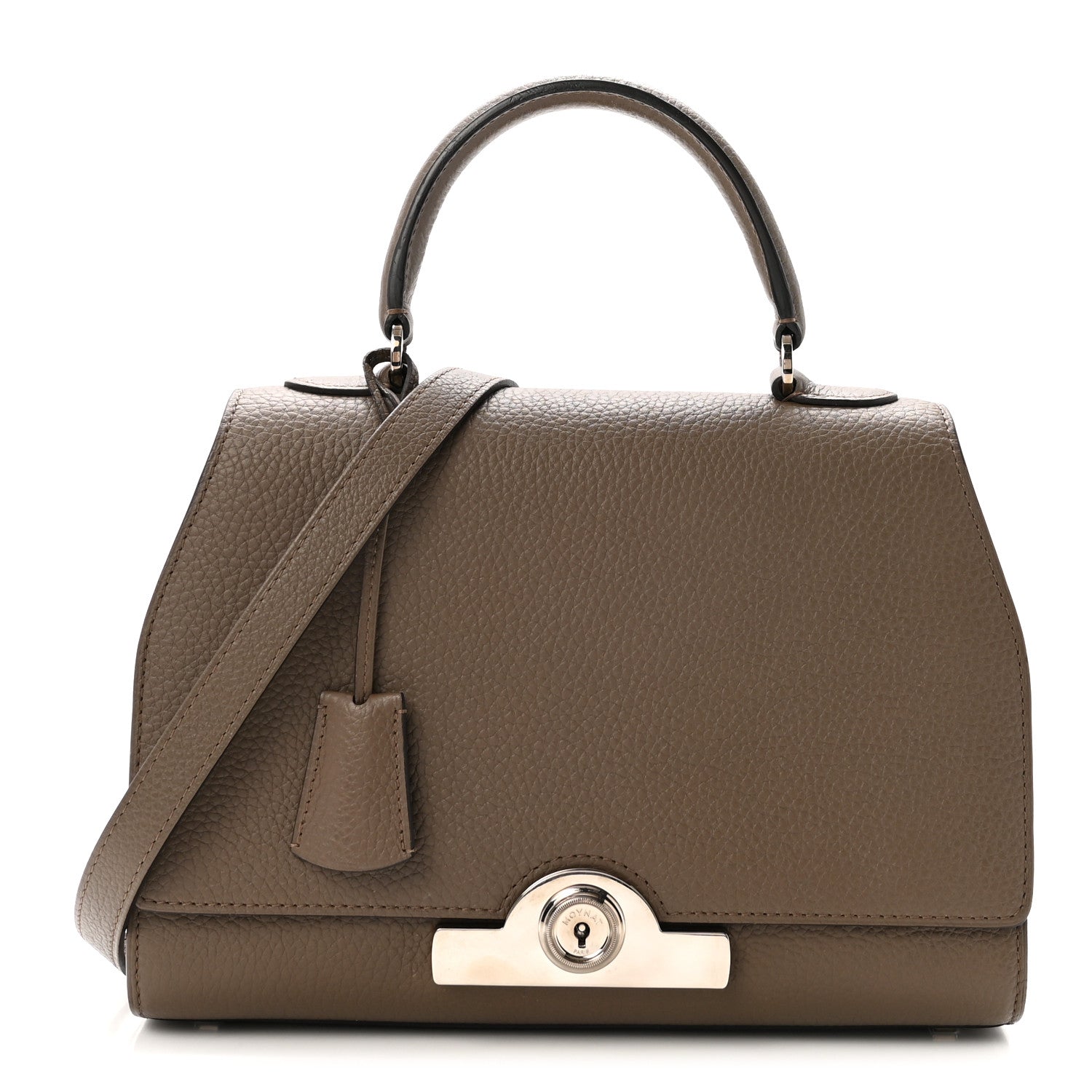 Moynat Taurillon Blush Rejane PM Taupe 1 of 9