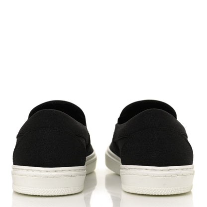 Jimmy Choo Fine Glitter Suede Calfskin Mens Grove Sneakers 40.5 Black 6 of 10