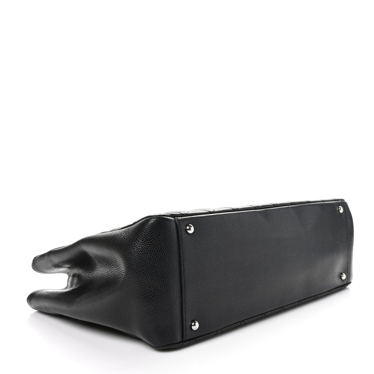 Chanel Caviar Quilted XL Grand Shopping Tote GST Black 4 of 11