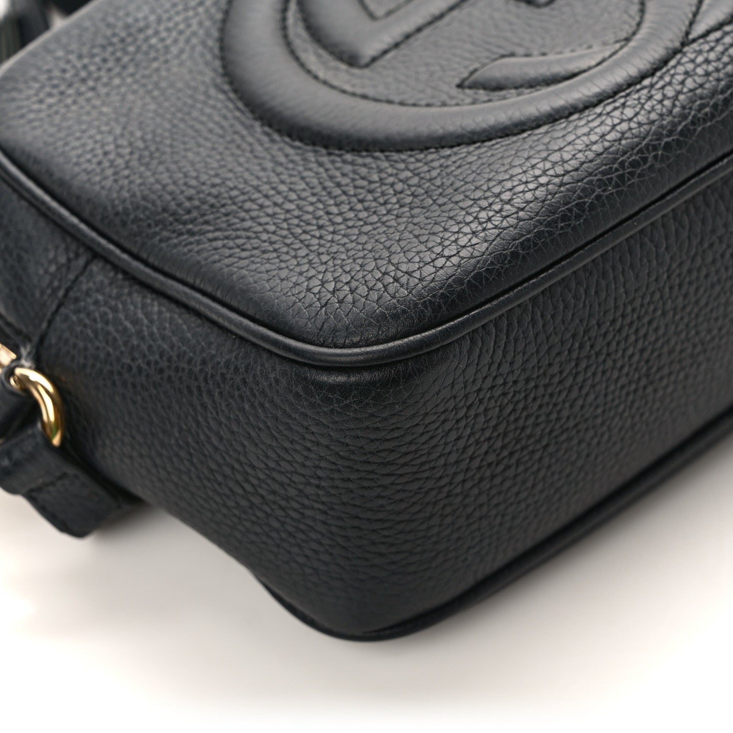 Gucci Pebbled Calfskin Small Soho Disco Bag Black 10 of 13