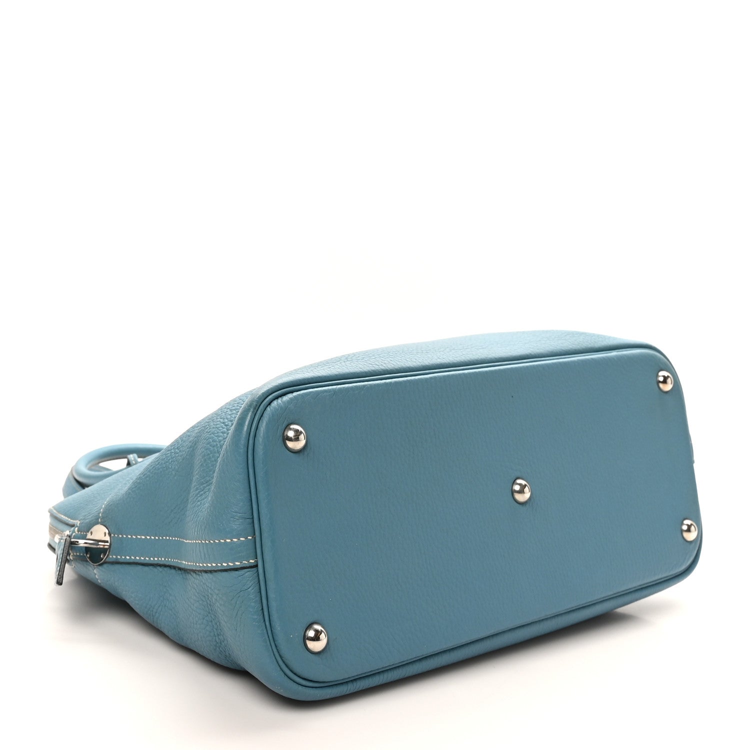 Hermes Taurillon Clemence Bolide 31 Blue Jean 4 of 10