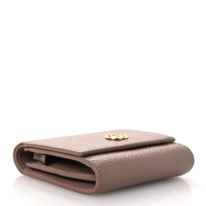 Gucci Dollar Calfskin Medium GG Marmont Wallet Beige 4 of 8
