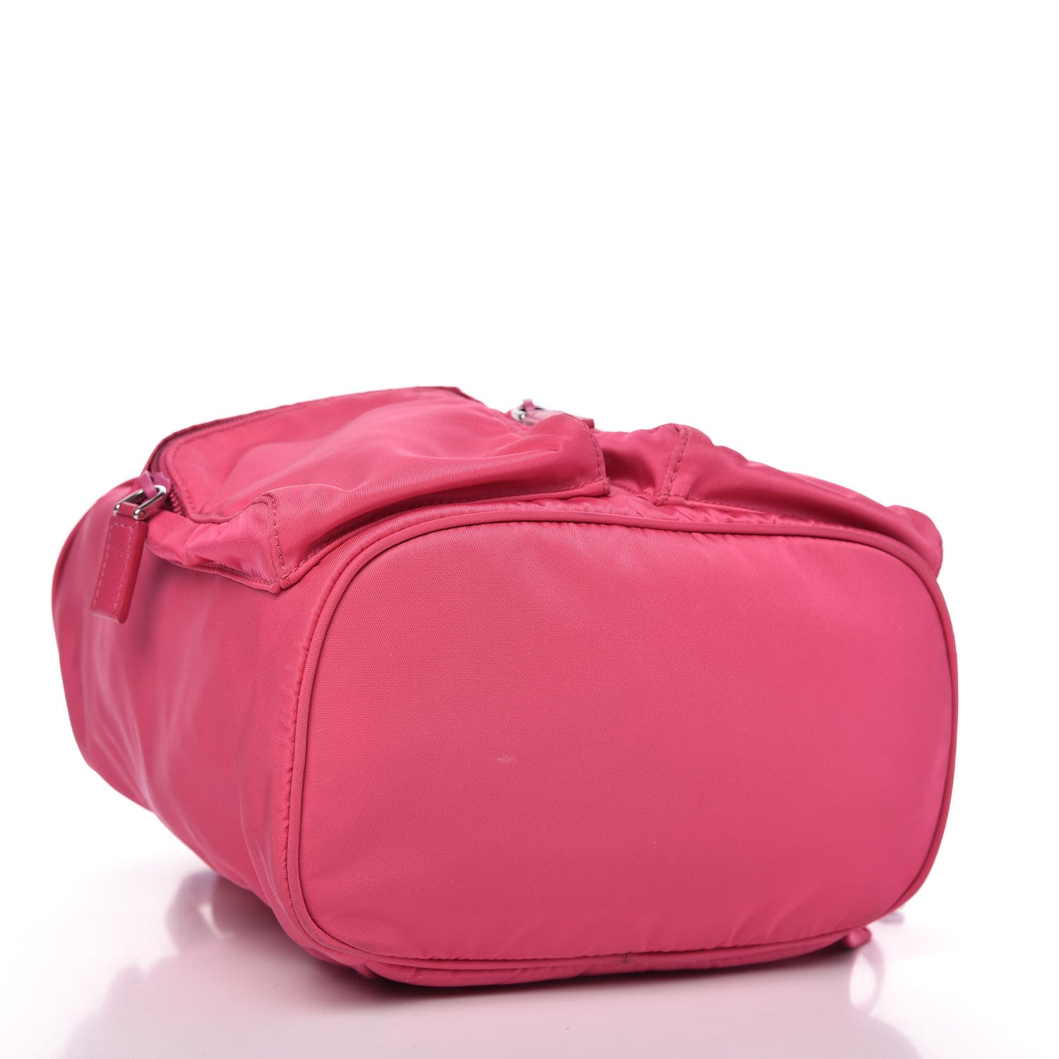 Prada Nylon Vela Double Buckle Backpack Fuxia 4 of 10