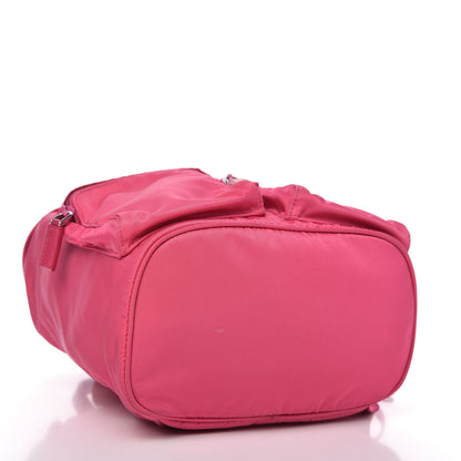 Prada Nylon Vela Double Buckle Backpack Fuxia 4 of 10