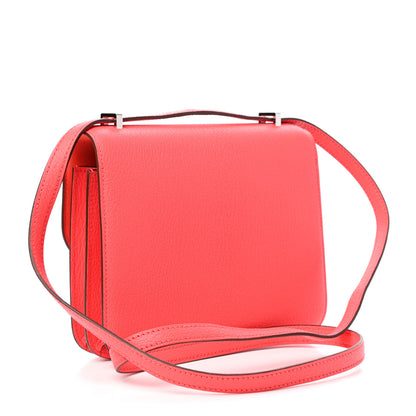 Hermes Chevre Mysore Constance 18 Rose Texas 3 of 10