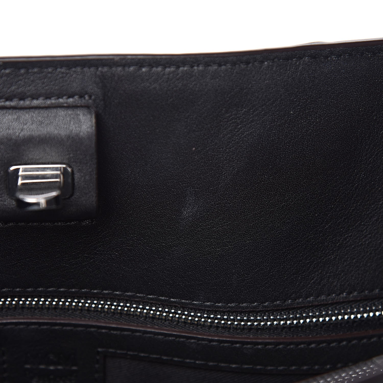 MCM Visetos Large Tote Black 12 of 17