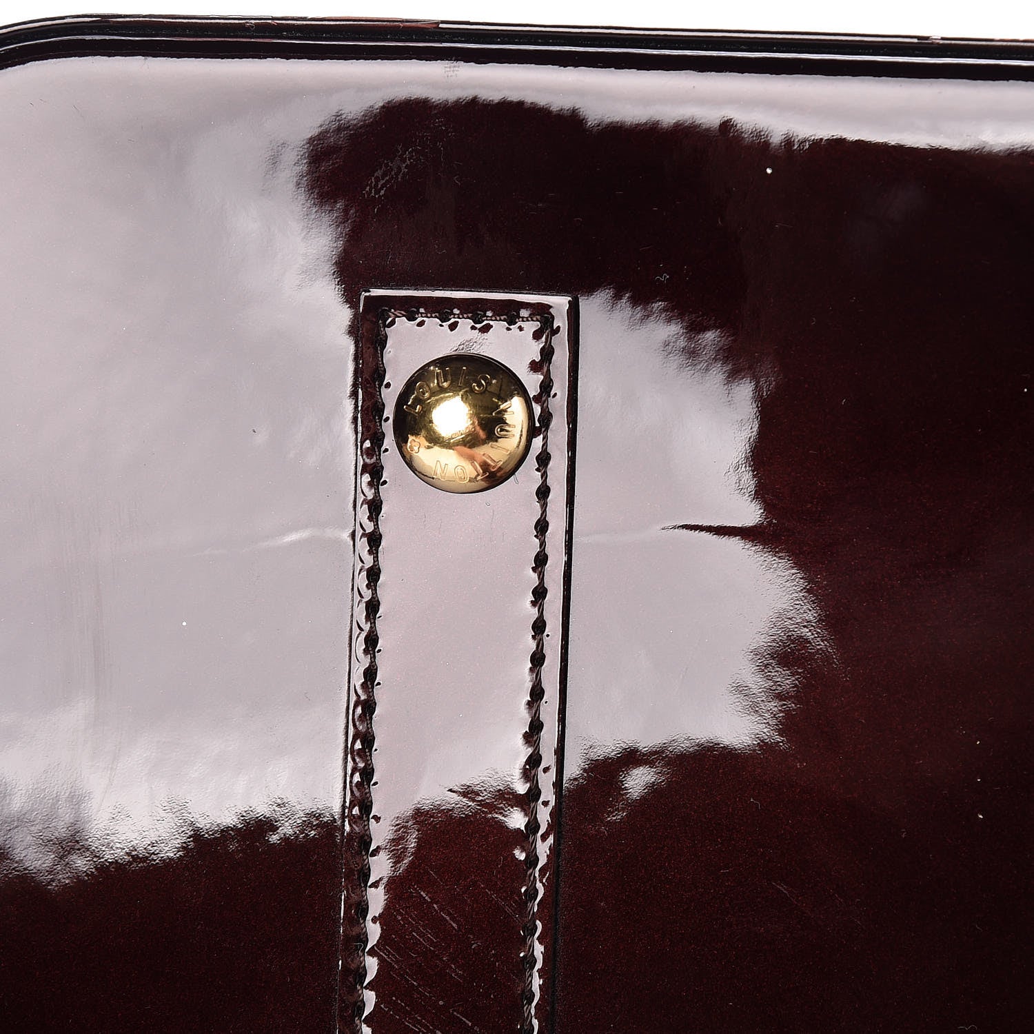 Louis Vuitton Vernis Alma MM Amarante 10 of 10