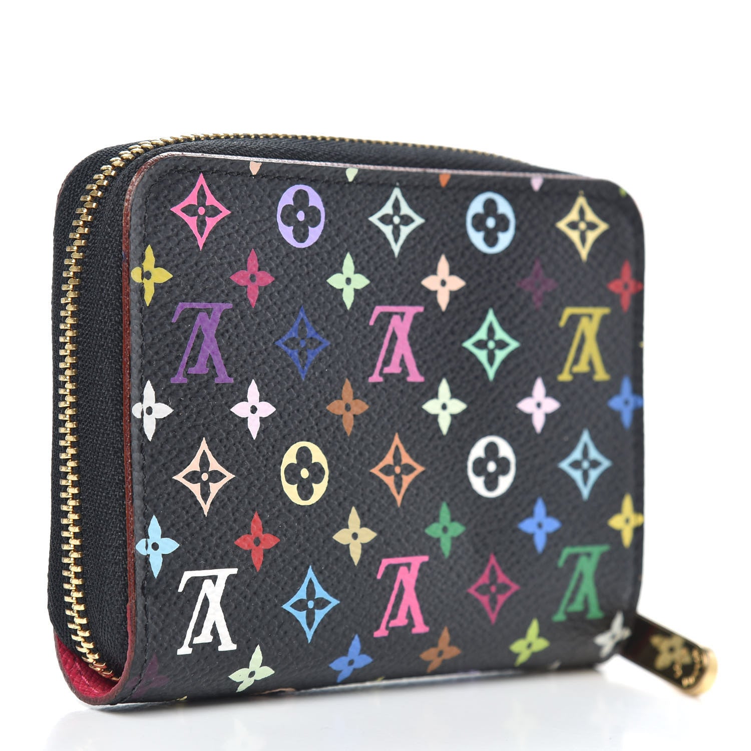 Louis Vuitton Monogram Multicolor Zippy Coin Purse Black Grenade 3 of 6