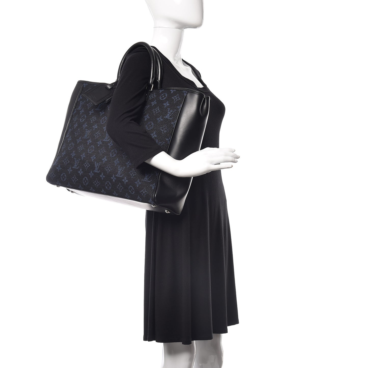 Jacquard Monogram Grand Sac Cobalt