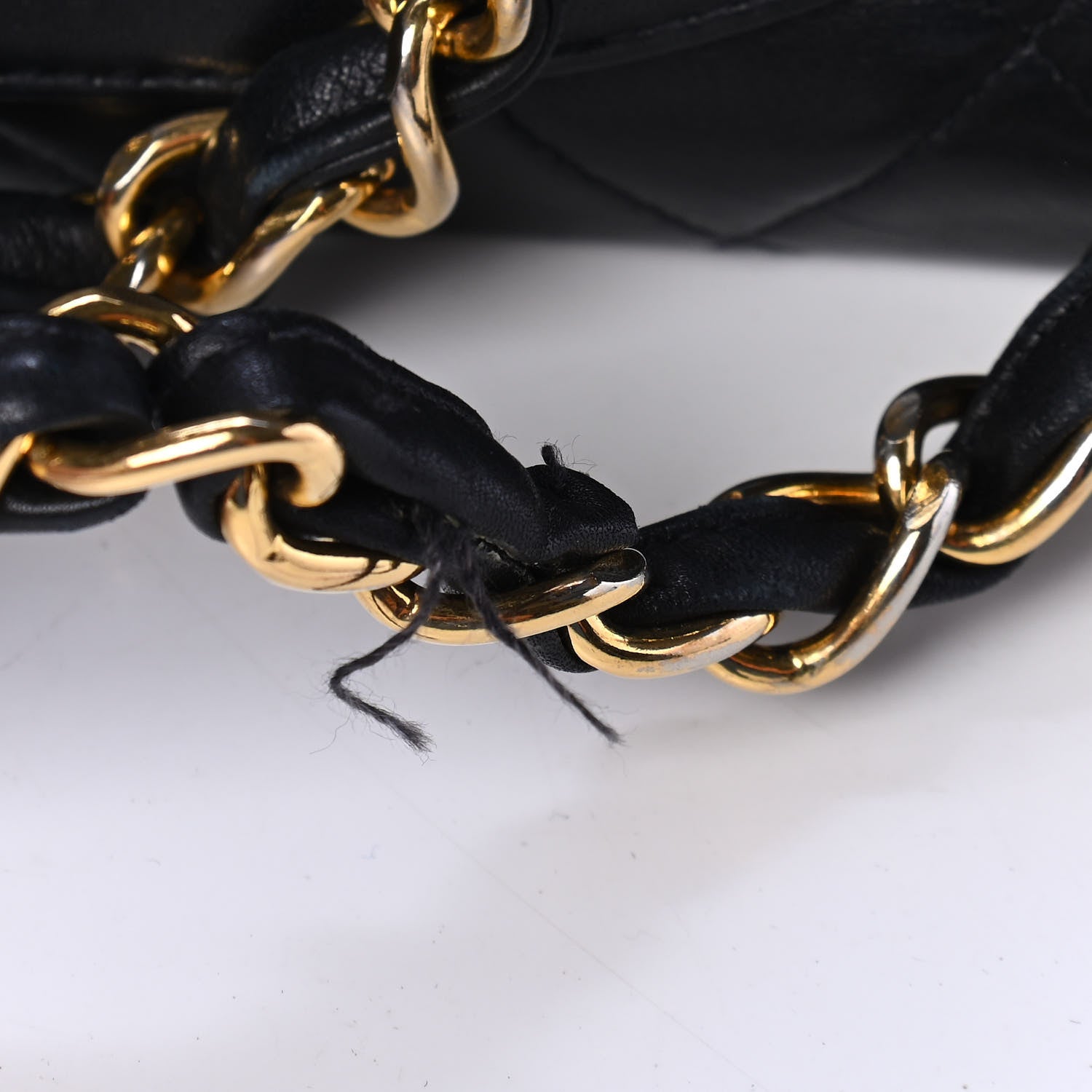 Chanel Lambskin Quilted XL Jumbo Single Flap Black 5 of 5