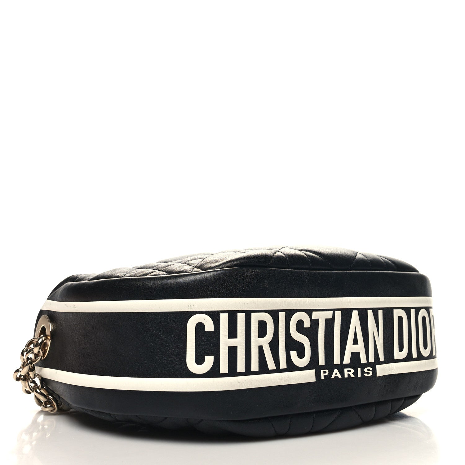 Christian Dior Lambskin Cannage Medium Dior Vibe Hobo Bag Black 4 of 9