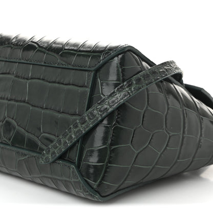 Celine Calfskin Crocodile Embossed Nano Belt Bag Amazone 10 of 10