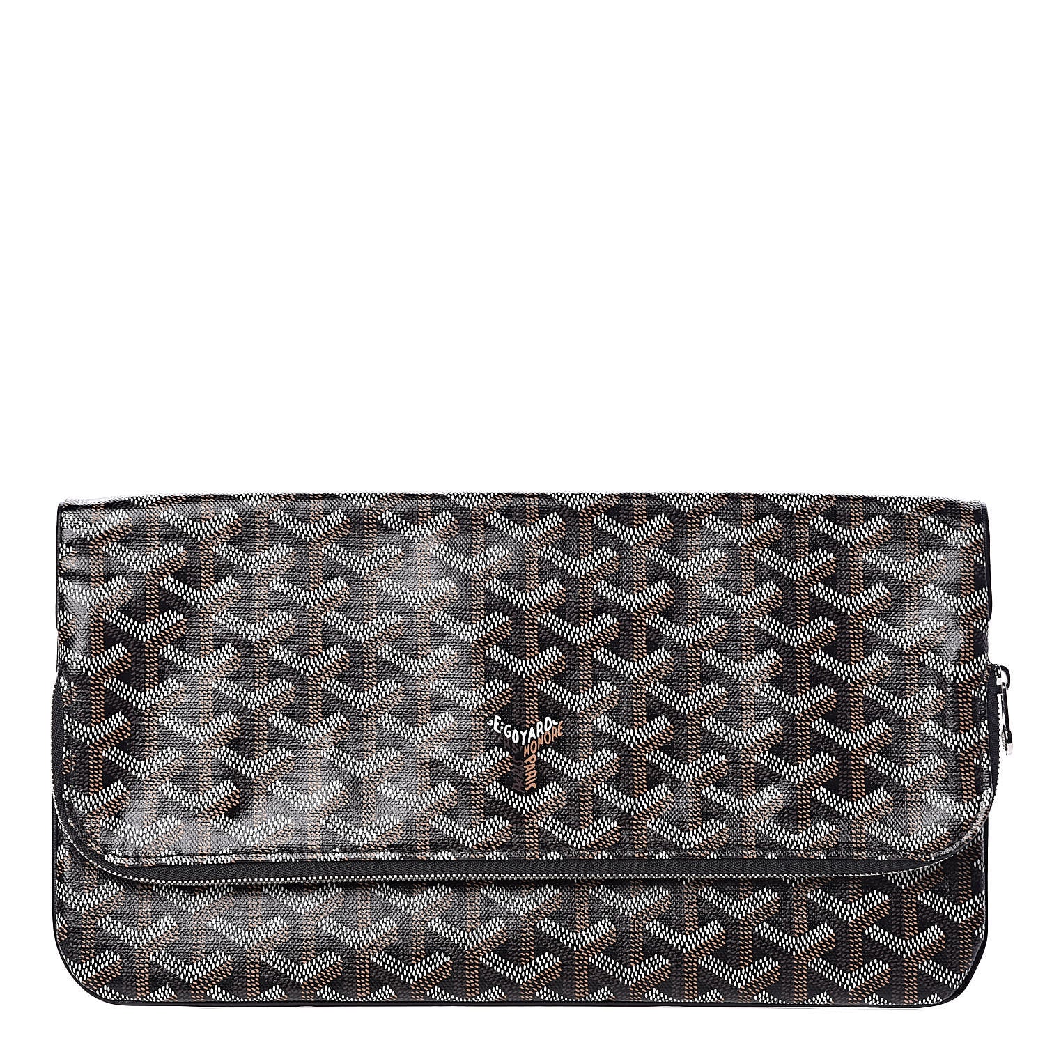 Goyard Goyardine Sainte Marie Soft Clutch Black 1 of 6