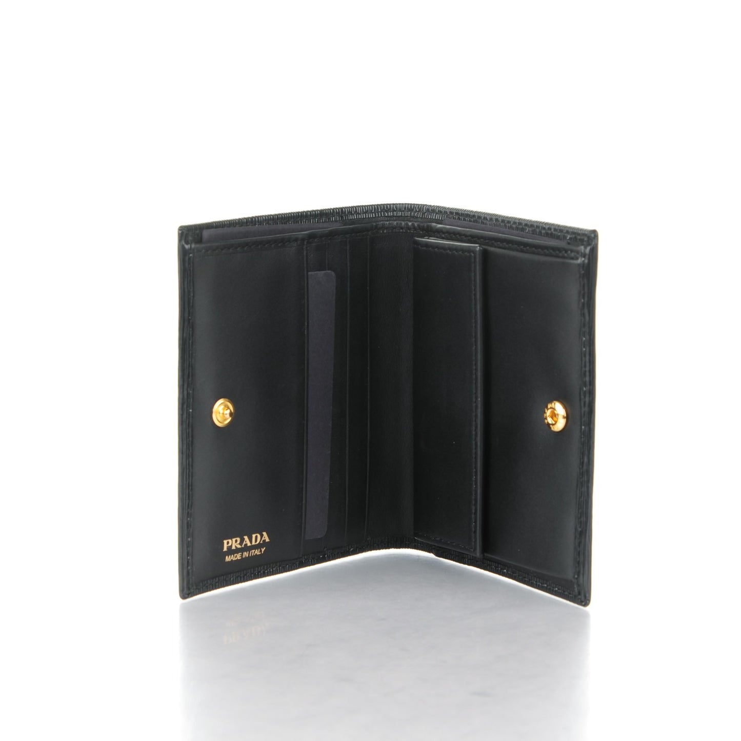 Vitello Move Bi-Fold Wallet Nero Black