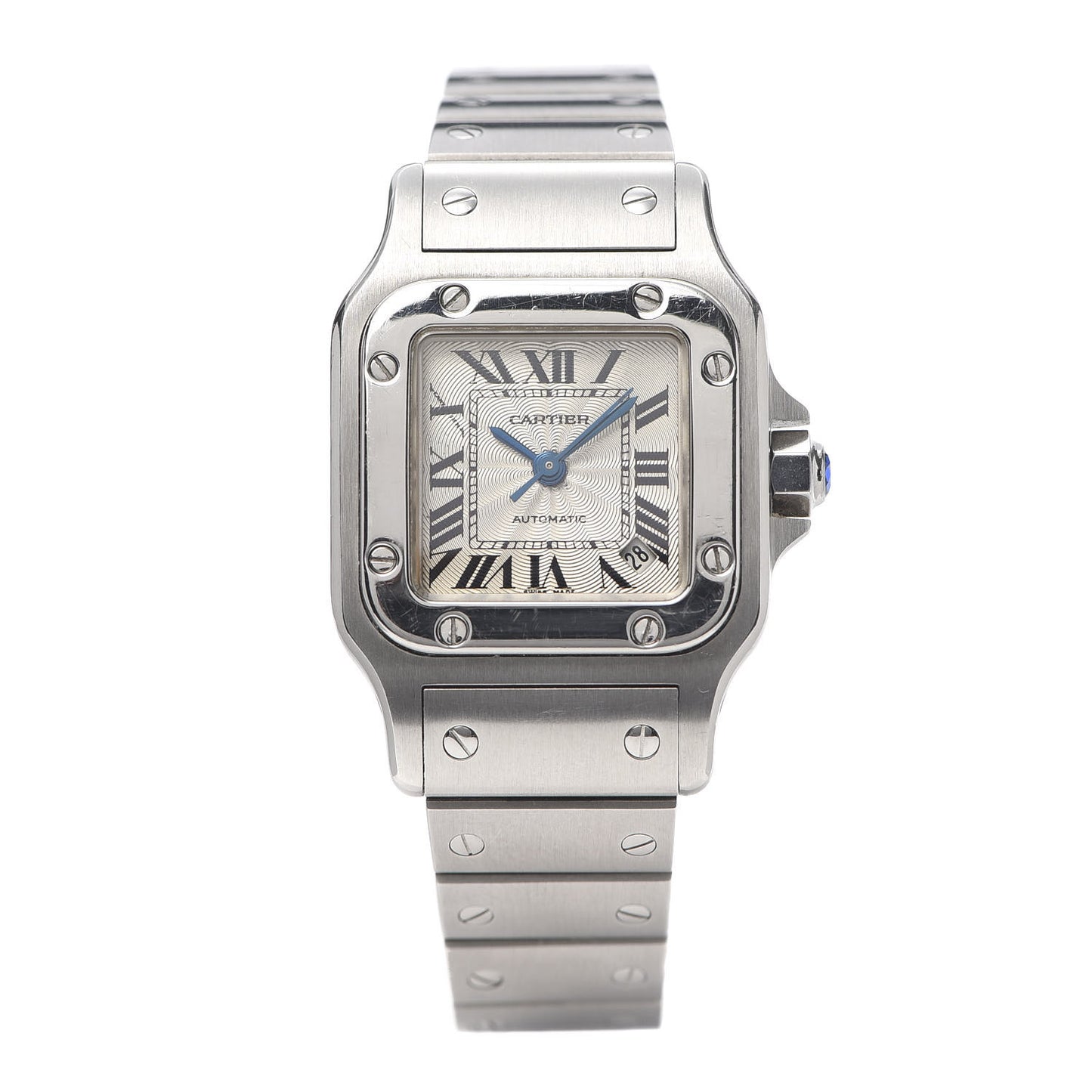 Stainless Steel 24mm Santos de Galbee Automatic Watch