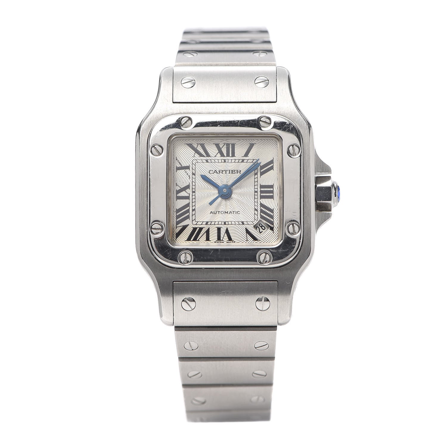 Cartier Stainless Steel 24mm Santos de Galbee Automatic Watch 1 of 6