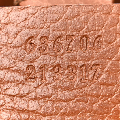 Gucci New Denim GG Monogram Calfskin Small Jackie 1961 Hobo Blue Tea Cuir 7 of 14
