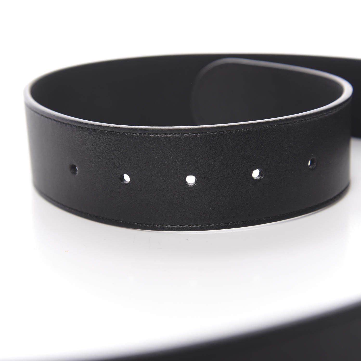 Gucci Calfskin Double G 40mm Belt 90 36 Black 4 of 5