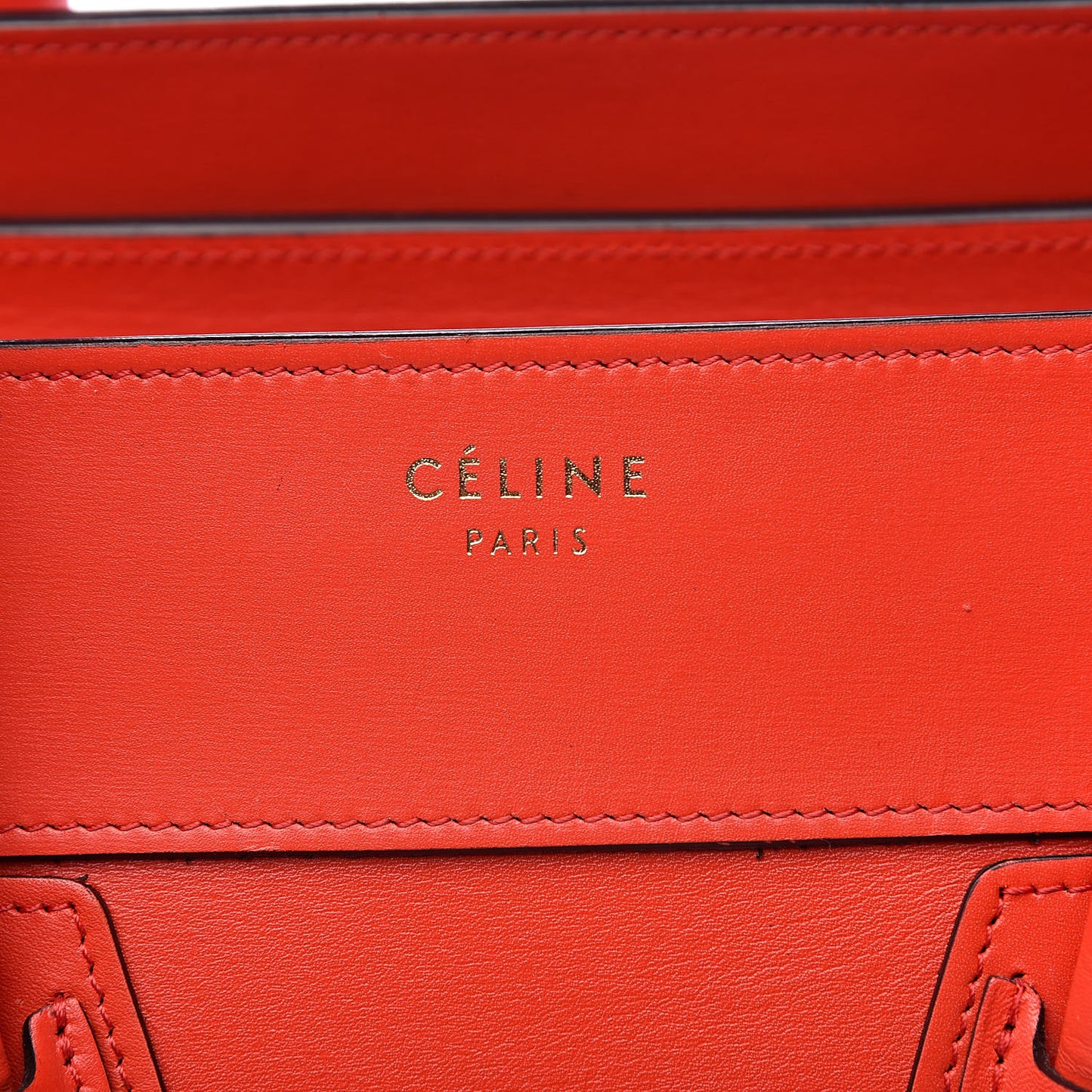 Smooth Calfskin Mini Luggage Coquelicot