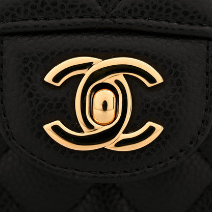 Chanel Caviar Quilted Small Double Flap Black 11 of 11