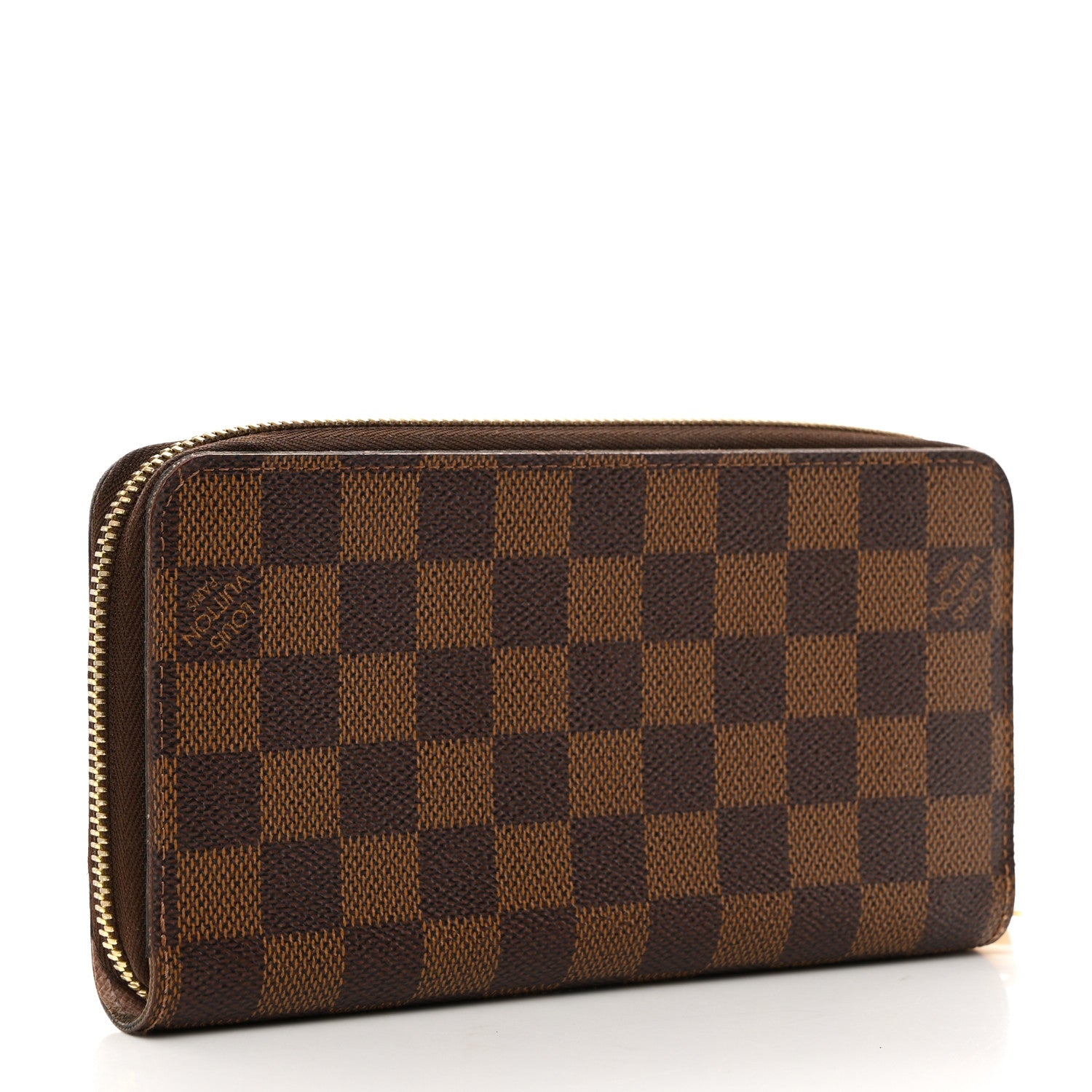 Louis Vuitton LOUIS VUITTON Damier Ebene Zippy Wallet Rose Ballerine 3 of 9