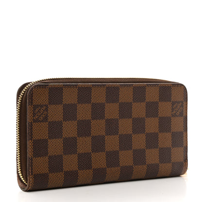 Louis Vuitton LOUIS VUITTON Damier Ebene Zippy Wallet Rose Ballerine 3 of 9