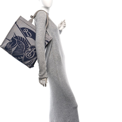 Burberry Canvas EKD Square Tote Knight 2 of 10