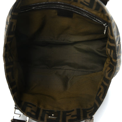 Fendi Zucca Top Handle Tote Tobacco 4 of 7