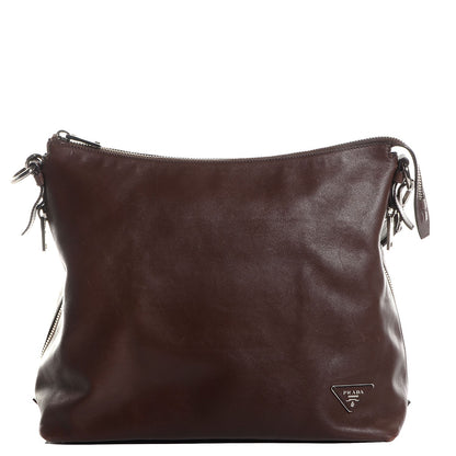 Prada Soft Calf Hobo Bruciato 1 of 11