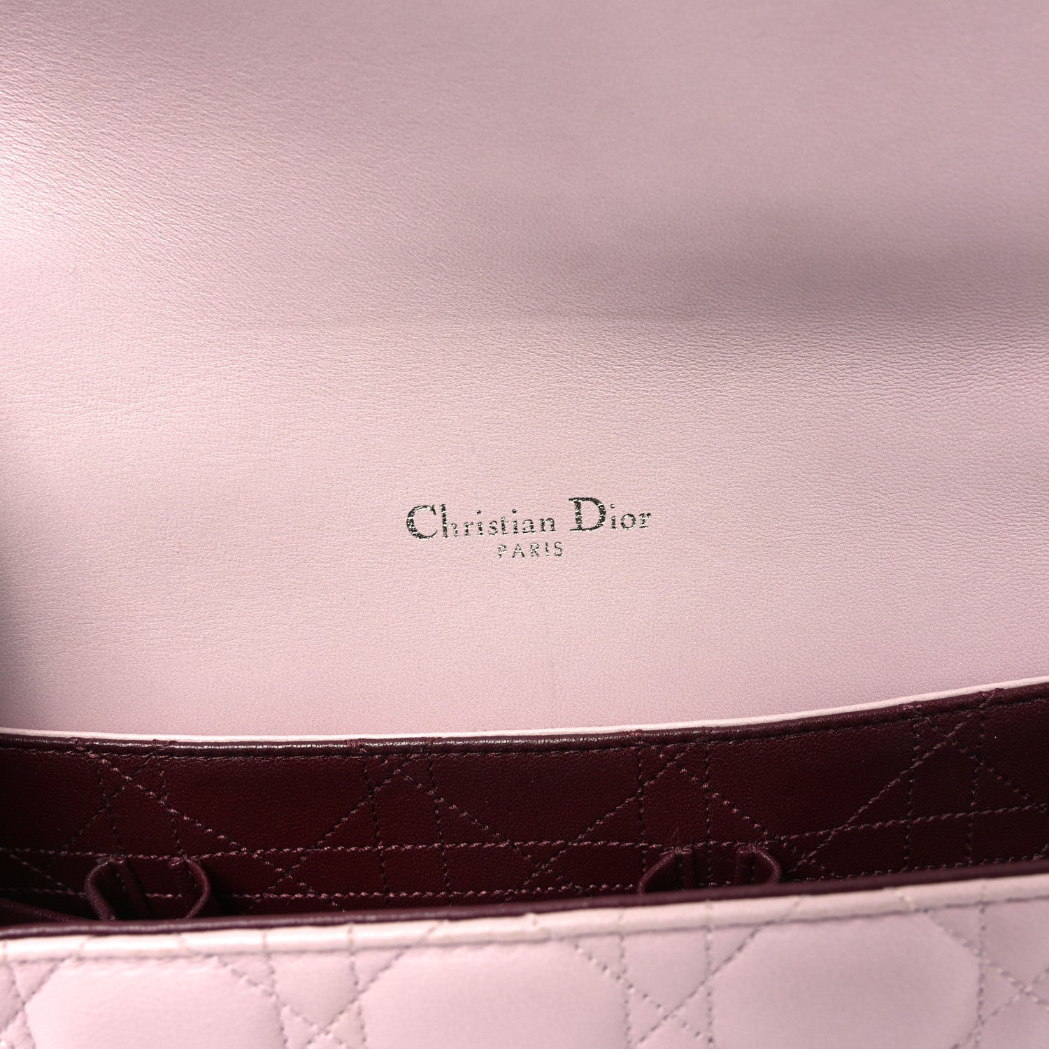 Christian Dior Lambskin Cannage Medium Miss Dior Flap Light Pink 8 of 10