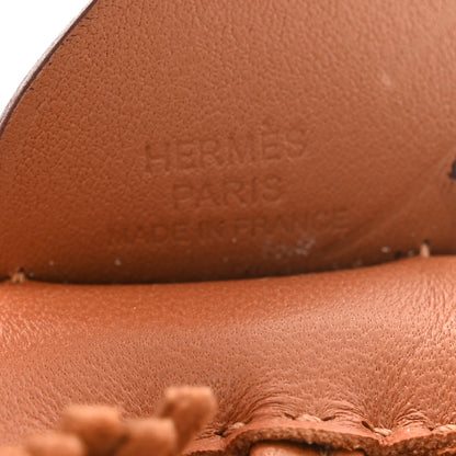 Hermes Milo Lambskin Swift Grigri Rodeo Pegase Horse Bag Charm PM Gold 3 of 5