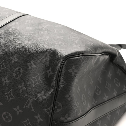 Louis Vuitton Monogram Eclipse Keepall Bandouliere 55 10 of 10
