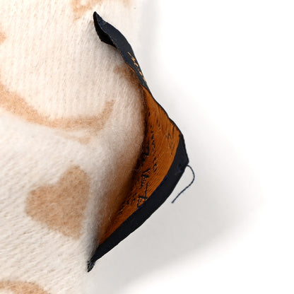 Louis Vuitton Cashmere Monogram Game On Scarf Dune Beige 5 of 5