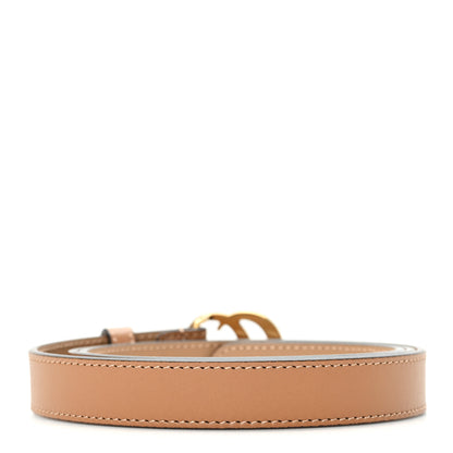 Gucci Moon Calfskin Double G 20mm Belt 95 38 Natural Tan 2 of 4